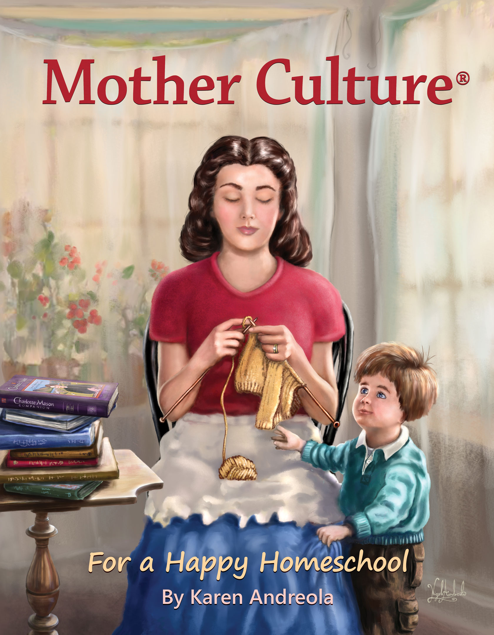Mother Culture - Karen-Andreola - front book cover painted by Nigel Andreola